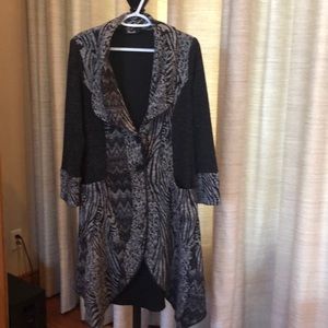 Long sweater leopard print